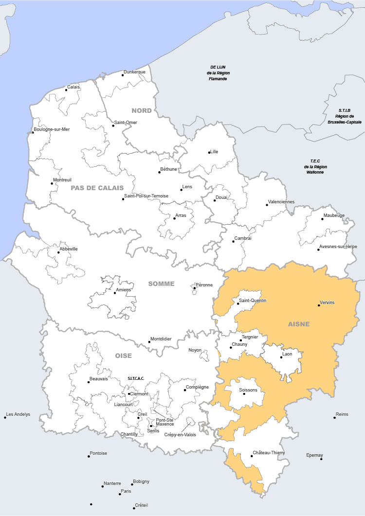 Carte partenaires