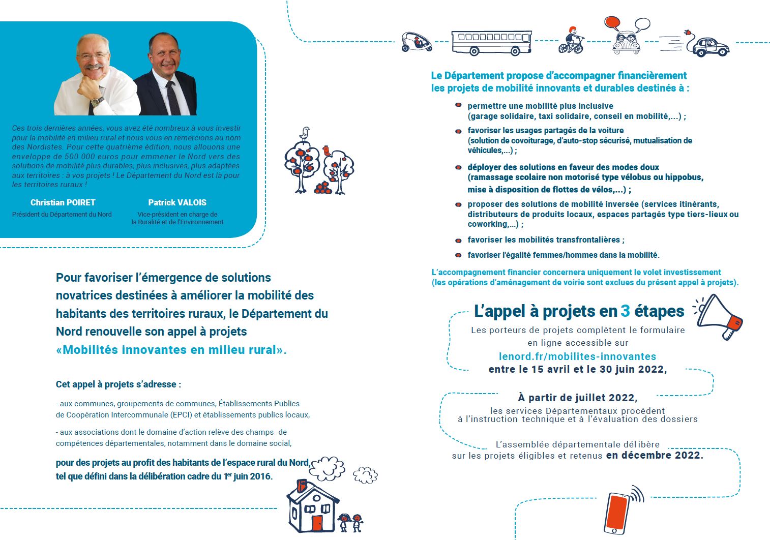 Appel à Projets pour les Mobilités Innovantes en Milieu Rural