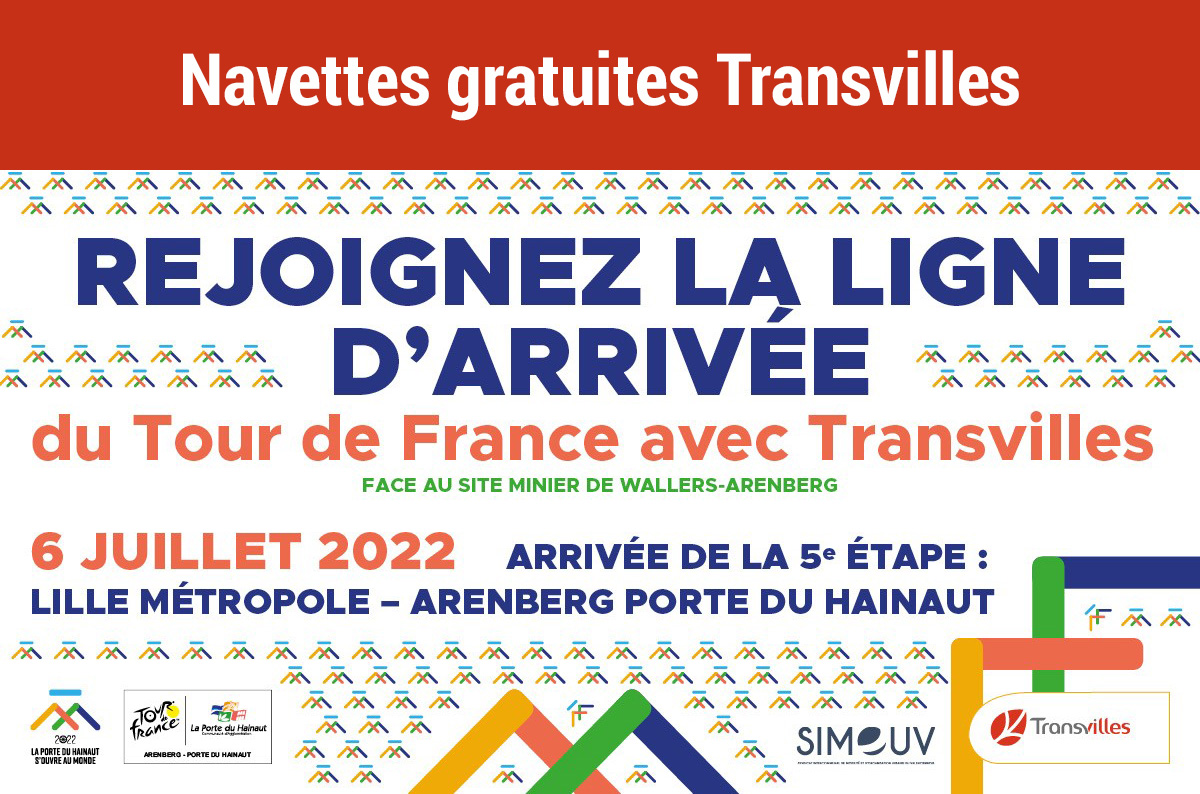 Le Tour de France dans les Hauts-de-France : Etape 4 Dunkerque – Calais / Etape 5 Lille – Arenberg Le Tour de France dans les Hauts-de-France : Etape 4 Dunkerque – Calais / Etape 5 Lille – Arenberg